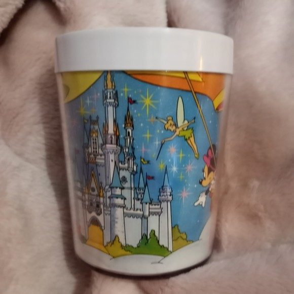 Vintage Disney Thermo Serv Mug 70's 80's Classic Characters Mickey Minnie Goofy - Picture 3 of 8